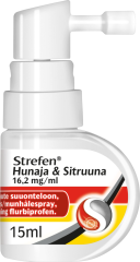 STREFEN HUNAJA & SITRUUNA sumute suuonteloon, liuos 16,2 mg/ml 15 ml