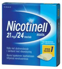 NICOTINELL 21 mg/24 h depotlaast 21 kpl