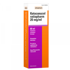 KETOCONAZOL RATIOPHARM 20 mg/ml shampoo 60 ml